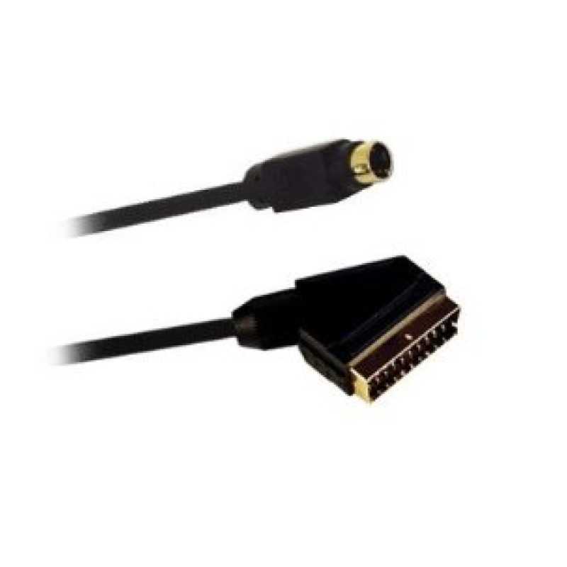 Video adapter SCART - S-VHS 4 PIN 5M (ZLATI KONE) Video adapter SCART - S-VHS 4 PIN 5M (ZLATI KONE)