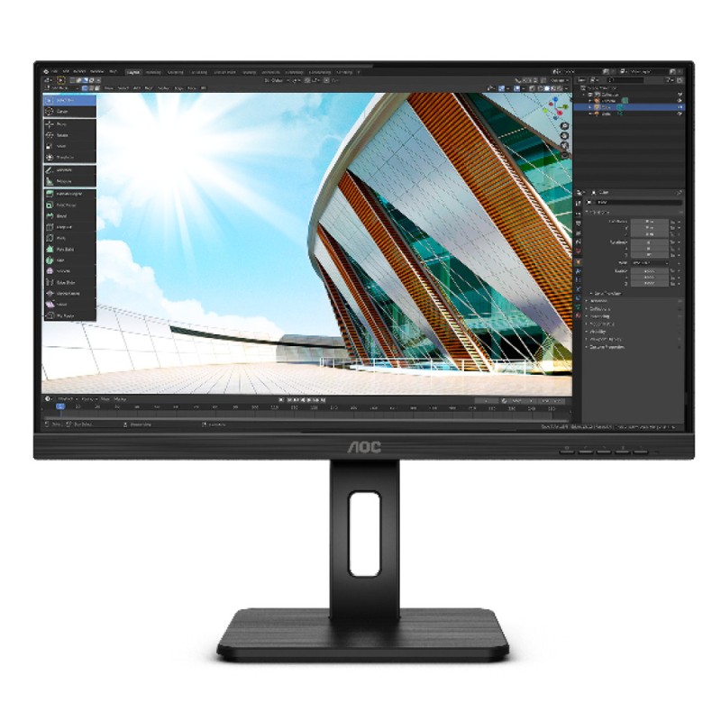Monitor AOC 60,5 cm (23,8) 24P2Q 1920x1080 75Hz IPS 4ms VGA DVI HDMI DisplayPort 4xUSB3.2 Pivot Zvočniki 3H sRGB107% AOC Monitor AOC 60,5 cm (23,8) 24P2Q 1920x1080 75Hz IPS 4ms VGA DVI HDMI DisplayPort 4xUSB3.2 Pivot Zvočniki 3H sRGB107%