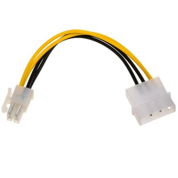 Kabel adapter napajalni MOLEX => napajalnik P-4 (4 pin12V) Kabel adapter napajalni MOLEX => napajalnik P-4 (4 pin12V)