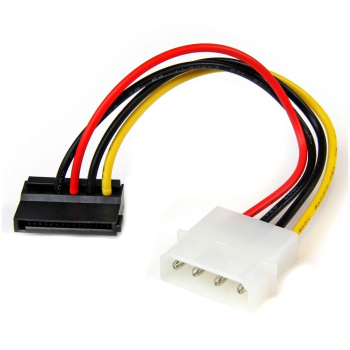 Kabel adapter napajalni MOLEX => SATA 12cm Kabel adapter napajalni MOLEX => SATA 12cm