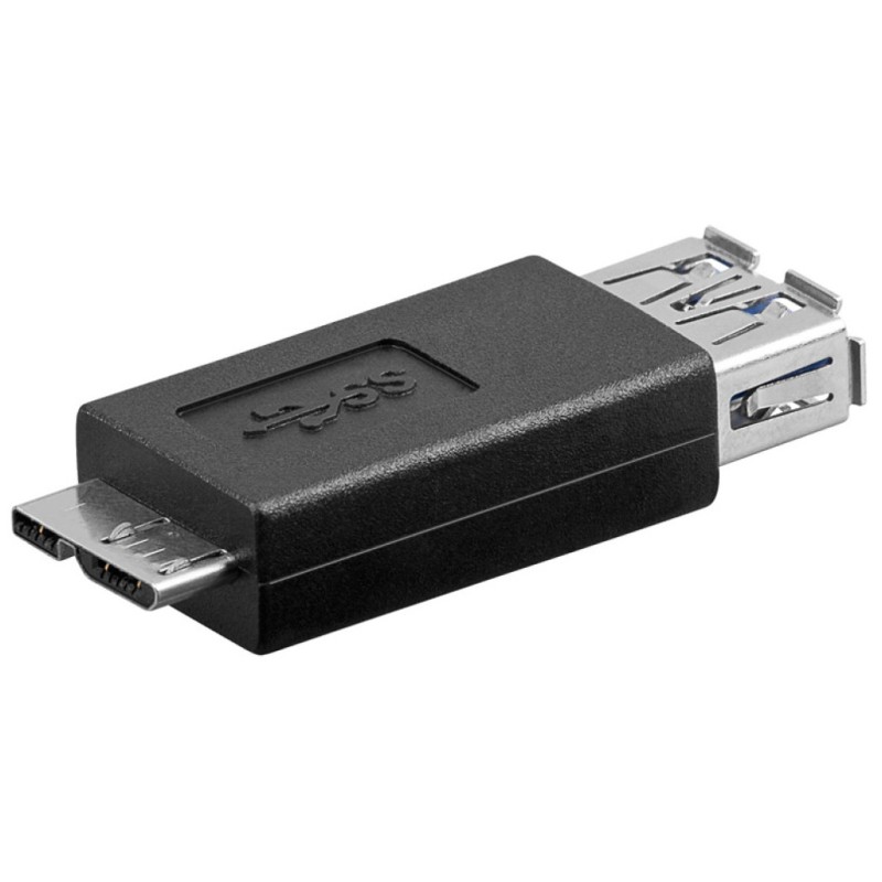 Adapter micro B USB 3.0 => USB 3.0 ženski Goobay EOL Goobay Adapter micro B USB 3.0 => USB 3.0 ženski Goobay EOL
