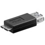 Adapter micro B USB 3.0 => USB 3.0 ženski Goobay EOL Adapter micro B USB 3.0 => USB 3.0 ženski Goobay EOL