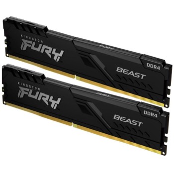 DDR4 32GB  3200MHz CL16 KIT (2x16GB) Kingston Fury Beast XMP2.0 1,35V Gaming črna (KF432C16BB1K2/32)