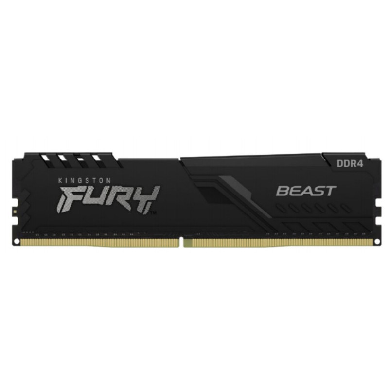 DDR4 16GB 3200MHz CL16 Single (1x16GB) Kingston Fury Beast XMP2.0 1,35V Gaming (KF432C16BB1/16) KINGSTON DDR4 16GB 3200MHz CL16 Single (1x16GB) Kingston Fury Beast XMP2.0 1,35V Gaming (KF432C16BB1/16)