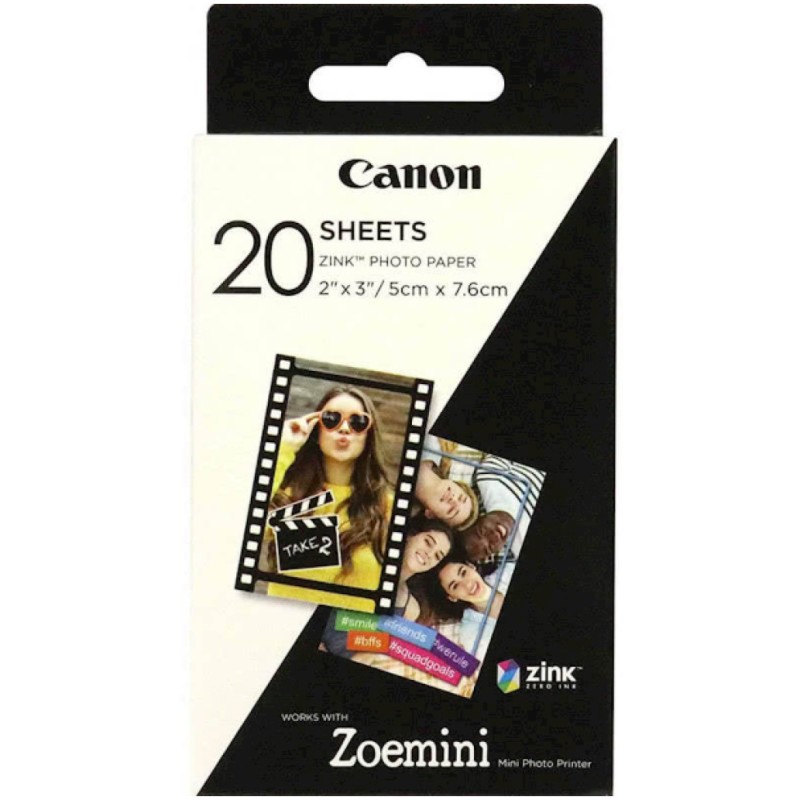Papir CANON ZINK foto 20 pack za ZOEMINI (3214C002AA) Canon Papir CANON ZINK foto 20 pack za ZOEMINI (3214C002AA)