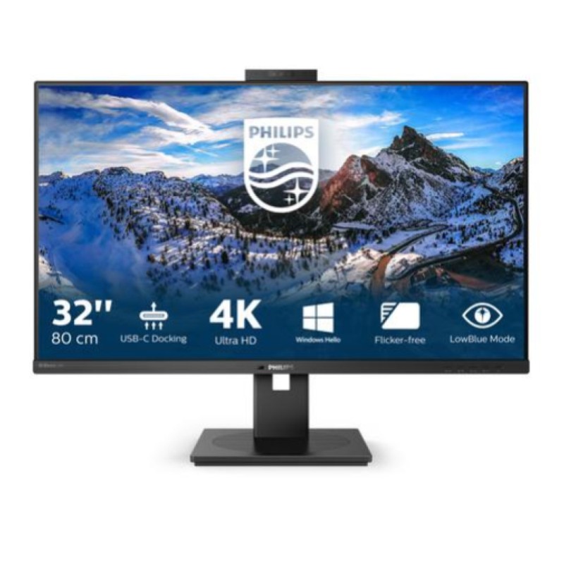 Monitor Philips 80 cm (31,5) 329P1H 3840x2160 konferenca IPS 4ms 2xHDMI DisplayPort USB-C 90W 4xUSB3.2 Pivot Kamera Zvočniki 2x5W 3H sRGB128% RJ45 P-Line PHILIPS Monitor Philips 80 cm (31,5) 329P1H 3840x2160 konferenca IPS 4ms 2xHDMI DisplayPort USB-C 90W 4xUSB3.2 Pivot Kamera Zvočniki 2x5W 3H sRGB128% RJ45 P-Line