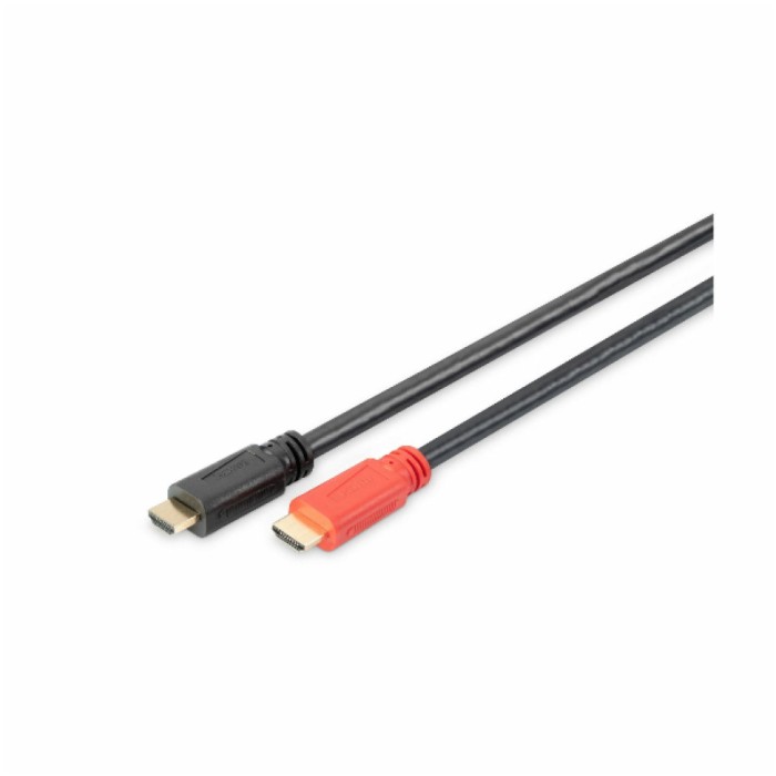 KABEL HDMI/HDMI M/M 10,0m Digitus kabel z ojačevalcem pozlačeni kontakti V1,4 (AK-330105-100-S ) KABEL HDMI/HDMI M/M 10,0m Digitus kabel z ojačevalcem pozlačeni kontakti V1,4 (AK-330105-100-S )