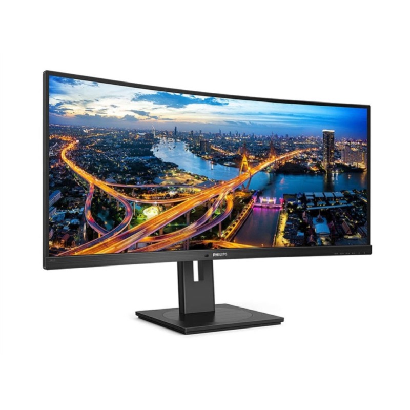 Monitor Philips 86,4 cm (34,0) 346B1C 3440x1440 Curved 100Hz VA 5ms HDMI DisplayPort USB-C 90W 4xUSB3.2 HAS Zvočniki 2x5W 2H sRGB119% RJ45 KVM B-line PHILIPS Monitor Philips 86,4 cm (34,0) 346B1C 3440x1440 Curved 100Hz VA 5ms HDMI DisplayPort USB-C 90W 4xUSB3.2 HAS Zvočniki 2x5W 2H sRGB119% RJ45 KVM B-line