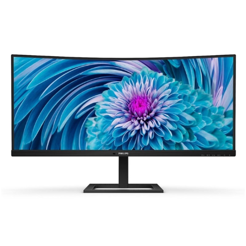 Monitor Philips 86,4 cm (34,0) 346E2CUAE 3440x1440 Curved 100Hz VA 1ms HDMI DisplayPort USB-C 65W 4xUSB3.2 HAS Zvočniki 2x5W sRGB121,3% SeparateSync E-Line PHILIPS Monitor Philips 86,4 cm (34,0) 346E2CUAE 3440x1440 Curved 100Hz VA 1ms HDMI DisplayPort USB-C 65W 4xUSB3.2 HAS Zvočniki 2x5W sRGB121,3% SeparateSync E-Line