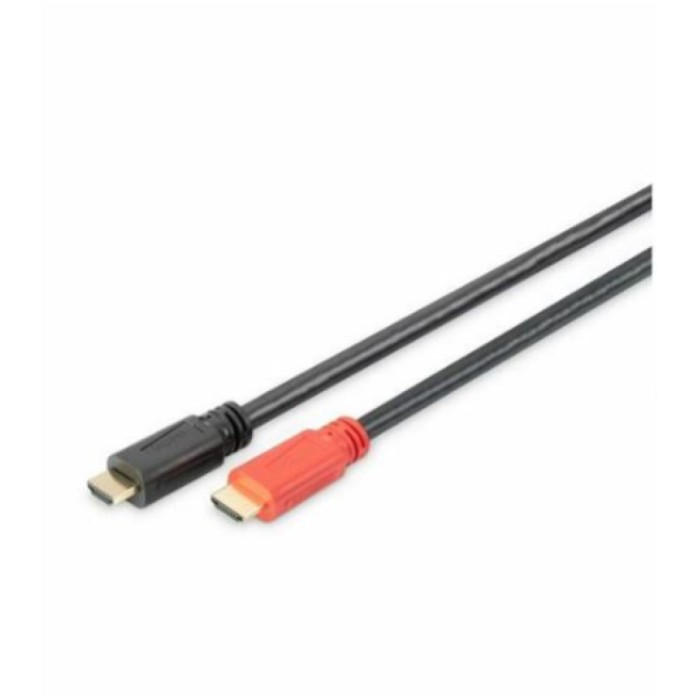 KABEL HDMI/HDMI M/M 15,0m Digitus kabel z ojačevalcem pozlačeni kontakti V1,4 (AK-330105-150-S)