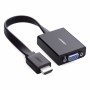 Adapter HDMI (m) => VGA (ž) + 3,5mm avdio + microUSB črn Ugreen (40248) Adapter HDMI (m) => VGA (ž) + 3,5mm avdio + microUSB črn Ugreen (40248)