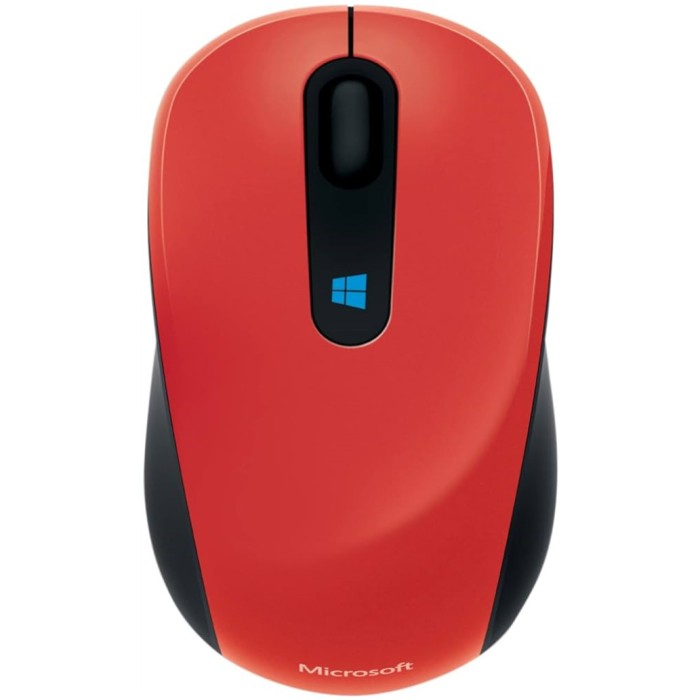 Miš brezžična Microsoft Mobile Sculpt M 1000DPI rdeča (43U-00026)