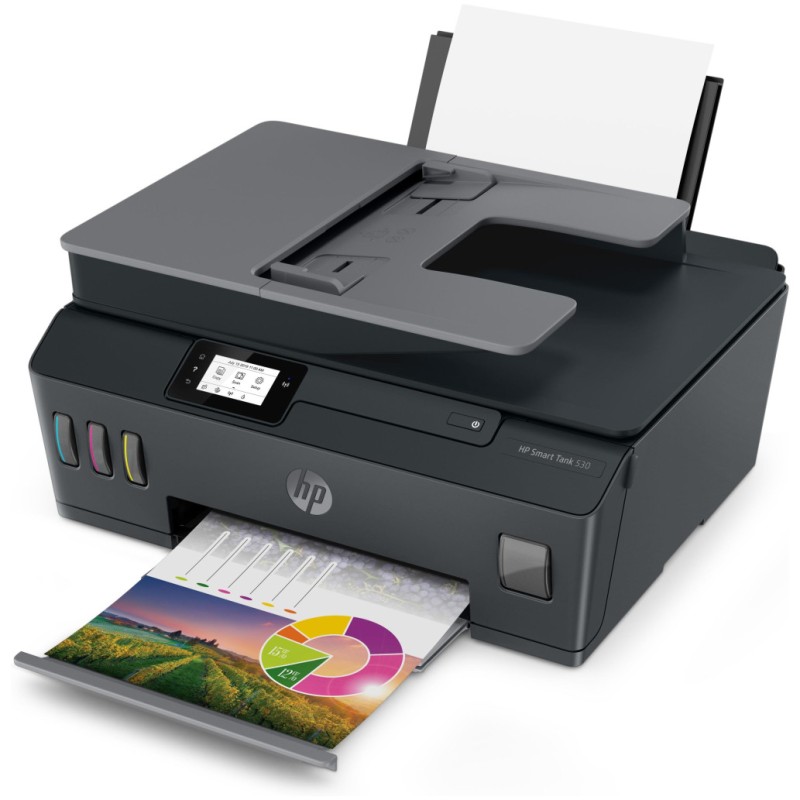 Tiskalnik Brizgalni Barvni Multifunkcijski HP Smart Tank 530 A4/tiskanje/skeniranje/kopiranje/Wi-Fi