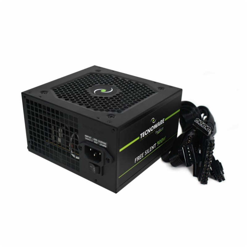 Napajalnik - 500W Tecnoware Free Silent 86% 120mm srebrna (FAL506FS12B) - OEM pakiranje TECNOWARE Napajalnik - 500W Tecnoware Free Silent 86% 120mm srebrna (FAL506FS12B) - OEM pakiranje