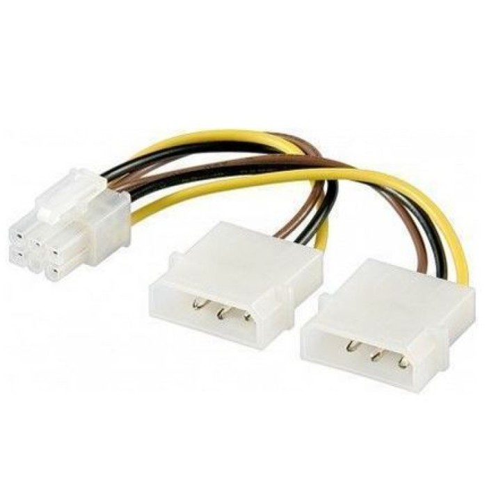 Kabel adapter napajalni MOLEX => PCI-Express 6 pin Goobay Kabel adapter napajalni MOLEX => PCI-Express 6 pin Goobay