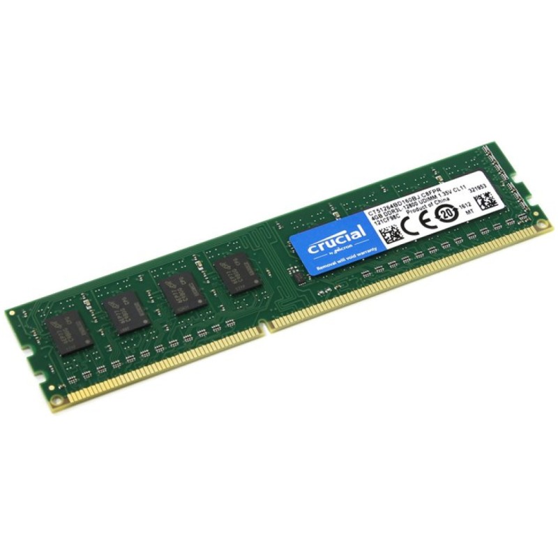 DDR3 4GB 1600MHz CL11 Single (1x 4GB) Crucial Value 1,35V OEM (CT51264BD160BJ) CRUCIAL DDR3 4GB 1600MHz CL11 Single (1x 4GB) Crucial Value 1,35V OEM (CT51264BD160BJ)
