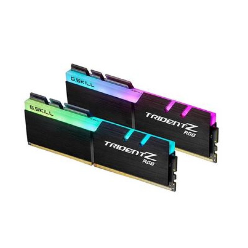 DDR4 16GB 3200MHz CL16 KIT (2x 8GB) G.Skill RGB Trident Z XMP2.0 1,35V Gaming črna (F4-3200C16D-16GTZR) G.Skill DDR4 16GB 3200MHz CL16 KIT (2x 8GB) G.Skill RGB Trident Z XMP2.0 1,35V Gaming črna (F4-3200C16D-16GTZR)