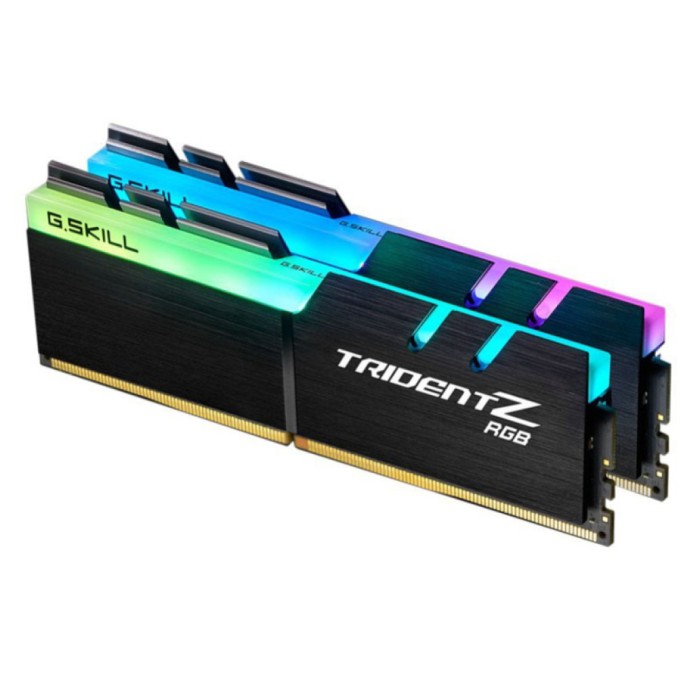 DDR4 16GB 3200MHz CL16 KIT (2x 8GB) G.Skill RGB Trident Z XMP2.0 1,35V Gaming črna (F4-3200C16D-16GTZRX)