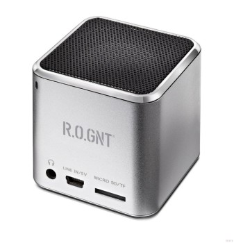 Predvajalnik USB z zvočniki R.O.GNT 0603 FM-Radio, MicroSD, USB, AUX vhod - srebrn Predvajalnik USB z zvočniki R.O.GNT 0603 FM-Radio, MicroSD, USB, AUX vhod - srebrn