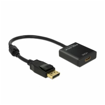 Pretvornik DisplayPort 1.2 (m) => HDMI (ž) 20cm 4K30Hz Delock aktivni (62607) Pretvornik DisplayPort 1.2 (m) => HDMI (ž) 20cm 4K30Hz Delock aktivni (62607)