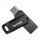 Spominski ključek 64GB USB 3.2/USB-C USB-C Sandisk Dual Drive Go 150MB/s plastičen vrtljiv črn (SDDDC3-064G-G46)