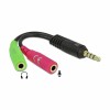 Adapter Audio 3,5mm M => 2 x 3,5mm Ž Delock 0,15m OMTP (65344) Razni Adapter Audio 3,5mm M => 2 x 3,5mm Ž Delock 0,15m OMTP (65344)