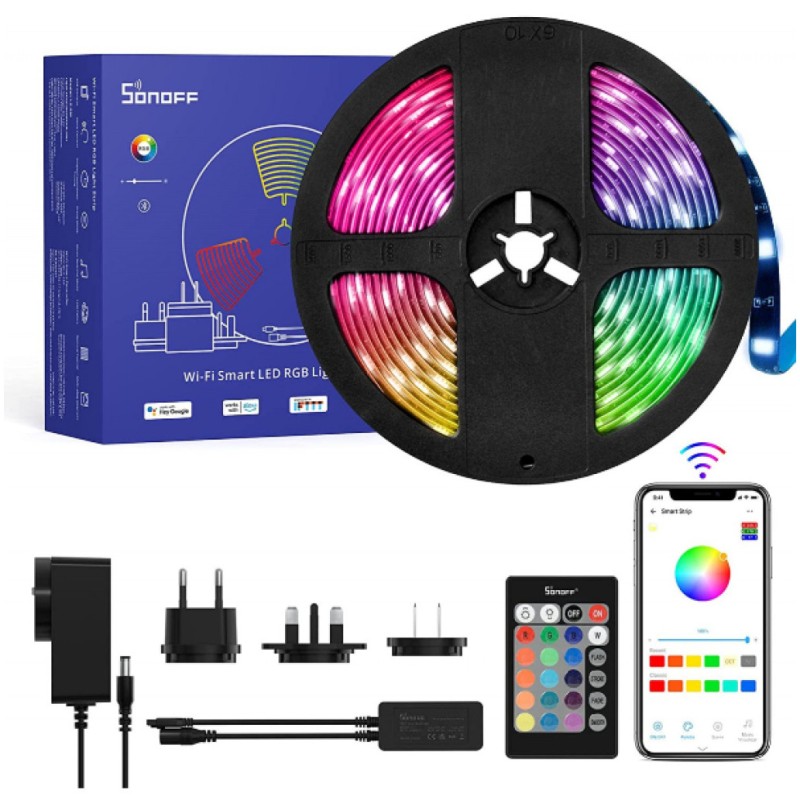 LED trak Smart Sonoff L2 5M Wi-Fi RGB SONOFF LED trak Smart Sonoff L2 5M Wi-Fi RGB