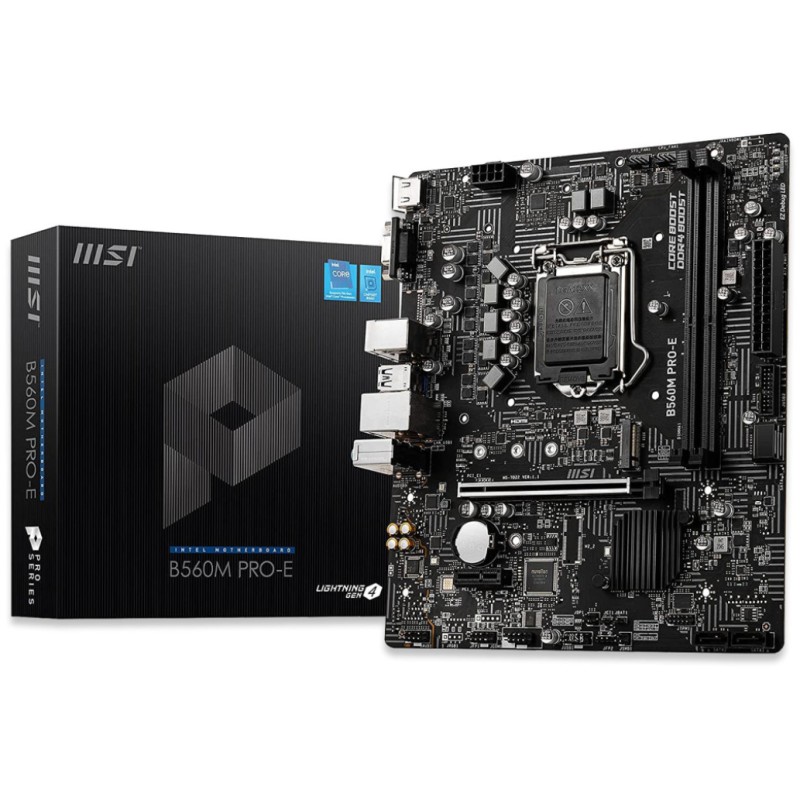 Osnovna plošča 1200 MSI B560M PRO-E microATX 1xVGA 1xHDMI 2.0b MSI Osnovna plošča 1200 MSI B560M PRO-E microATX 1xVGA 1xHDMI 2.0b