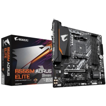 Osnovna plošča AM4 GigaByte B550M AORUS ELITE microATX DVI-D HDMI Osnovna plošča AM4 GigaByte B550M AORUS ELITE microATX DVI-D HDMI