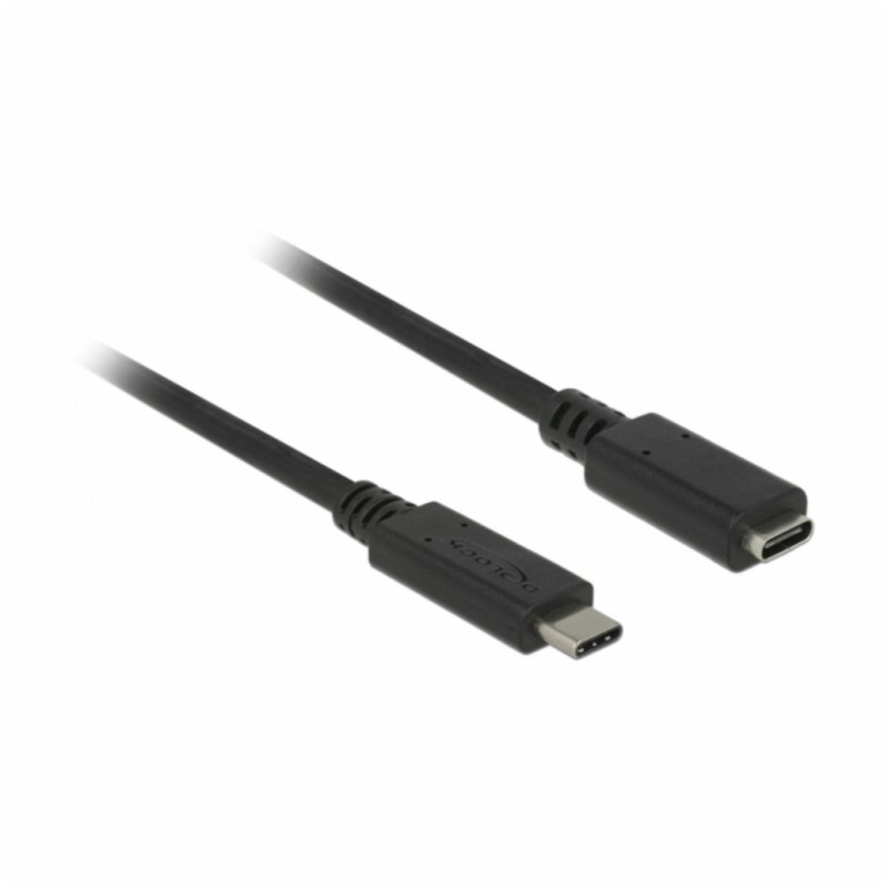 Kabel USB-C => USB-C 3.1 Podaljšek 2,00m 10Gbps 60W Delock (85542) Delock Kabel USB-C => USB-C 3.1 Podaljšek 2,00m 10Gbps 60W Delock (85542)
