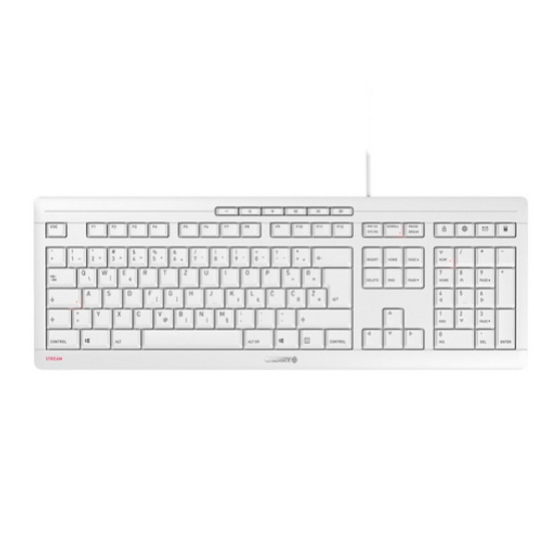 Tipkovnica Cherry Stream bela SLO (JK-8500SL-0)