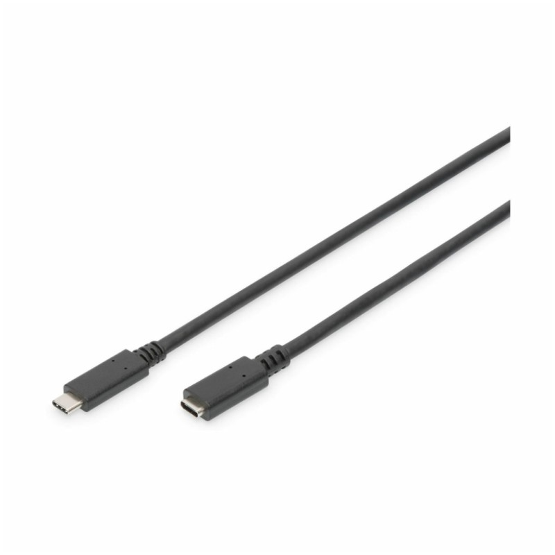 Kabel USB-C => USB-C 3.1 Podaljšek 0,7m 20V/5A (100W) Digitus (AK-300210-007-S) Digitus Kabel USB-C => USB-C 3.1 Podaljšek 0,7m 20V/5A (100W) Digitus (AK-300210-007-S)