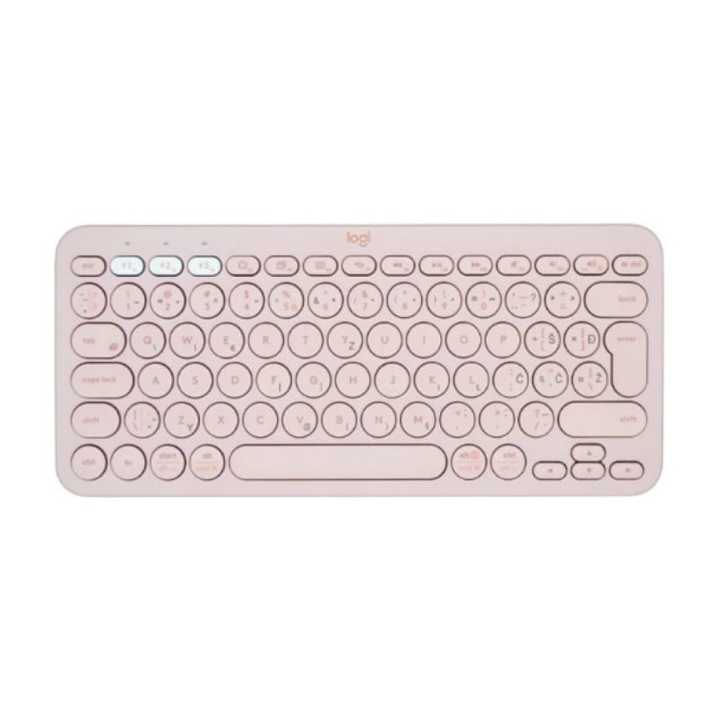 Tipkovnica Logitech brezžična K380 Multi-Device SLO mini roza SLO gravura (920-009867) LOGITECH Tipkovnica Logitech brezžična K380 Multi-Device SLO mini roza SLO gravura (920-009867)