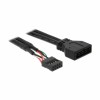 Adapter MB interni USB 3.0 (m) => USB 2.0 (ž) dolžina 30cm Delock (83281) Delock Adapter MB interni USB 3.0 (m) => USB 2.0 (ž) dolžina 30cm Delock (83281)