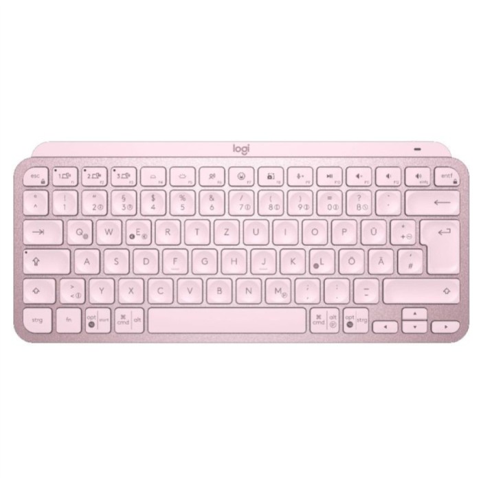 Tipkovnica brezžična Logitech MX mini US international | SLO gravura roza LED osvetlitev (920-010500)
