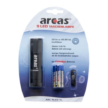 Svetilka LED Arcas  9 LED ročna Svetilka LED Arcas  9 LED ročna