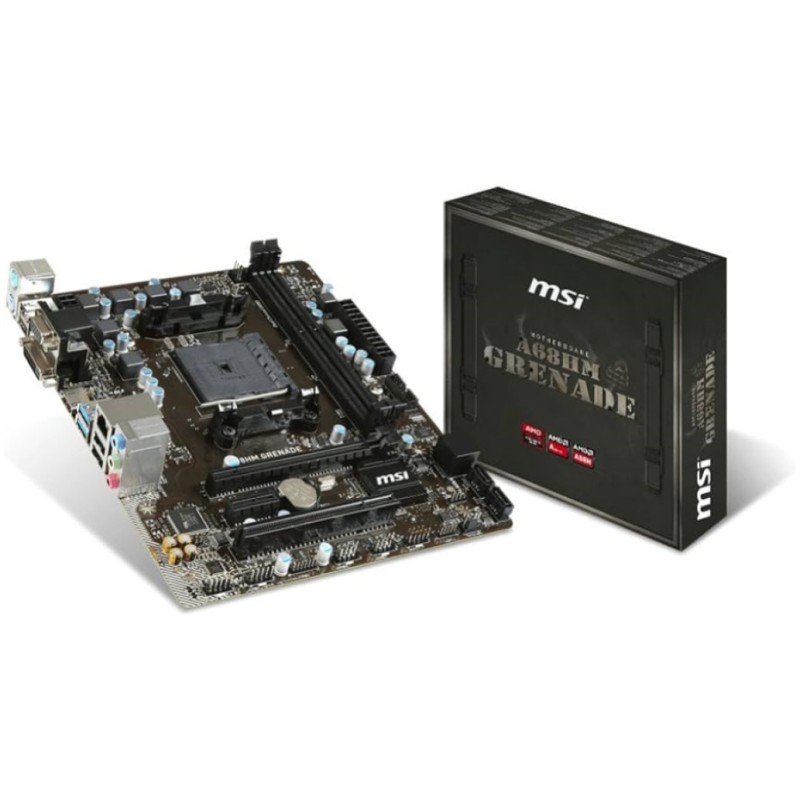 Osnovna plošča S AMD FM2+ (905) MSI A68HM GRENADE VGA DVI HDMI RAID USB 3.0 MSI Osnovna plošča S AMD FM2+ (905) MSI A68HM GRENADE VGA DVI HDMI RAID USB 3.0