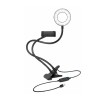 Selfie LED svetlobni obroč Logilink za pametni telefon z nosilcem/sponko (AA0150) EOLS-P LOGILINK Selfie LED svetlobni obroč Logilink za pametni telefon z nosilcem/sponko (AA0150) EOLS-P