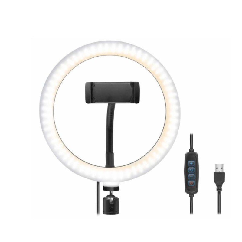 Selfie LED svetlobni obroč Logilink za pametni telefon- tripod ni vključen (AA0151) LOGILINK Selfie LED svetlobni obroč Logilink za pametni telefon- tripod ni vključen (AA0151)