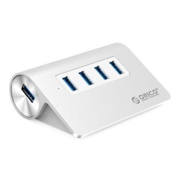 HUB USB 3.0 4portni USB 3.0, brušen aluminij, ORICO M3H4-V1-SV HUB USB 3.0 4portni USB 3.0, brušen aluminij, ORICO M3H4-V1-SV