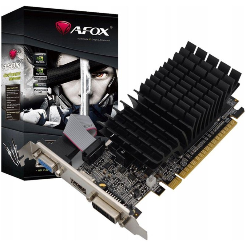 Grafična kartica nVidia GT210 AFOX G 210 - 1GB DDR2 - Low profile passivno hlajenje (AF210-1024D2LG2) AFOX Grafična kartica nVidia GT210 AFOX G 210 - 1GB DDR2 - Low profile passivno hlajenje (AF210-1024D2LG2)