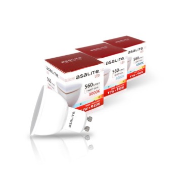LED žarnica ASALITE GU10 7W 3000K 560lm LED žarnica ASALITE GU10 7W 3000K 560lm