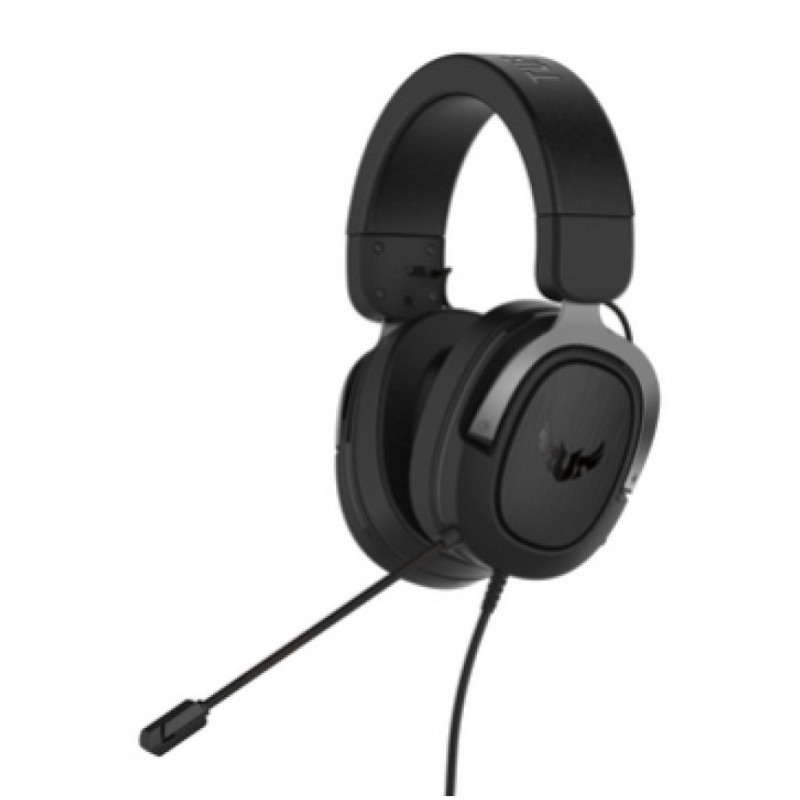 Slušalke gaming Asus TUF H3 črne žične naglavne 2x 3,5mm stereo (90YH028G-B1UA00)