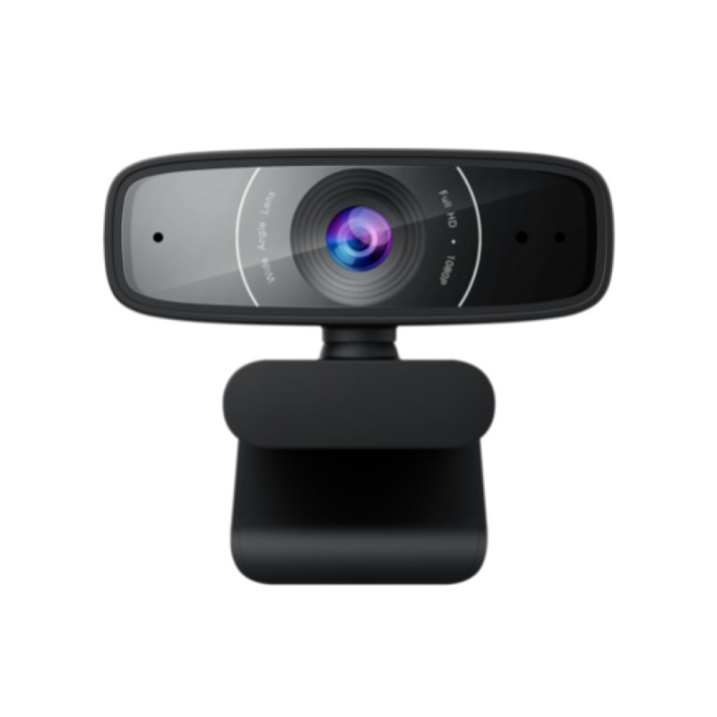 Spletna kamera Asus C3 2MP FHD 30FPS 90° USB-A črna mikrofon z redukcijo šuma (90YH0340-B2UA00)