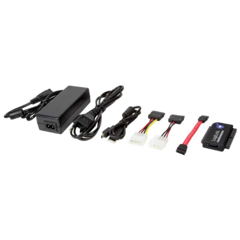 Pretvornik USB <=> IDE/SATA za HDD LogiLink AU0006C bipolar napajalni kabel