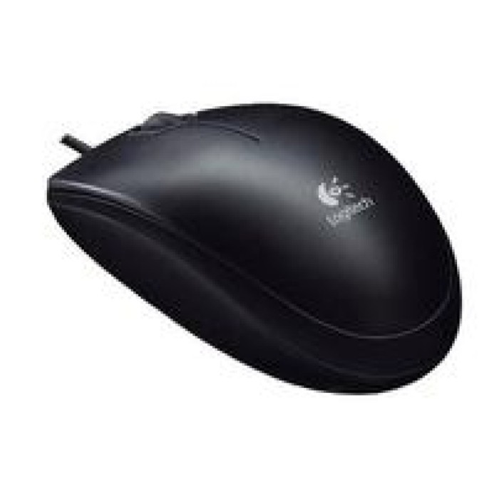 Miš  Logitech USB B100 Optična OEM črna - For Business (910-003357)