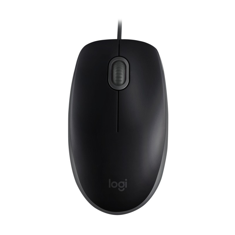 Miš  Logitech USB B110 Optična Silent OEM črna - For Business (910-005508)