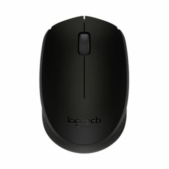 Miš Logitech brezžična optična za notesnike B170 siva (910-004798)