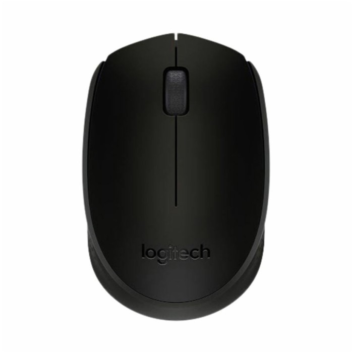 Miš Logitech brezžična optična za notesnike B170 siva (910-004798)