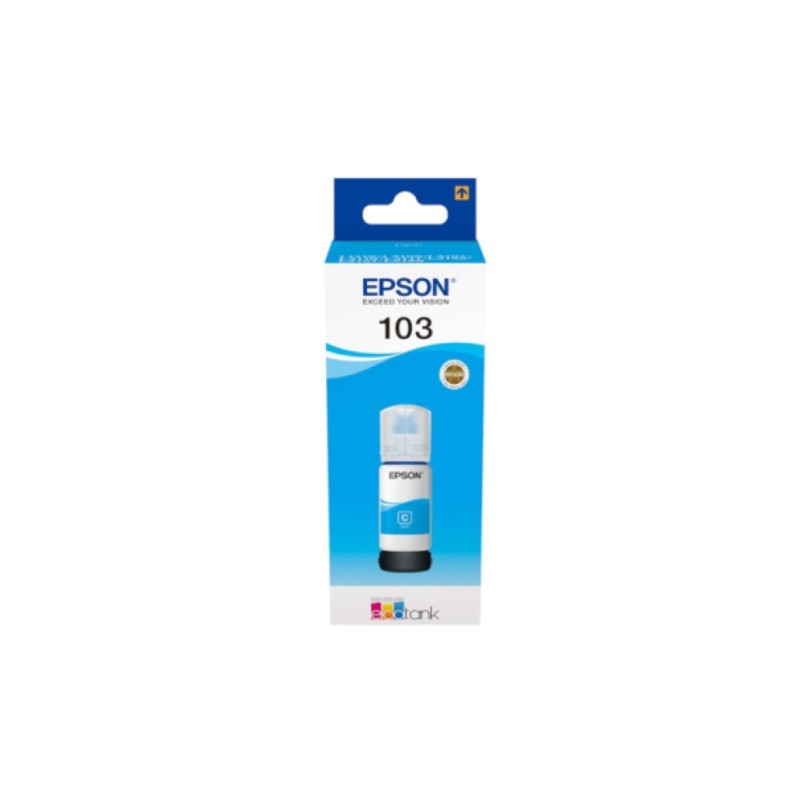 Epson 103 črnilo Cyan 65ml za L1110, L3110, L3111, L3150, L3151, za 7500 strani Epson Epson 103 črnilo Cyan 65ml za L1110, L3110, L3111, L3150, L3151, za 7500 strani